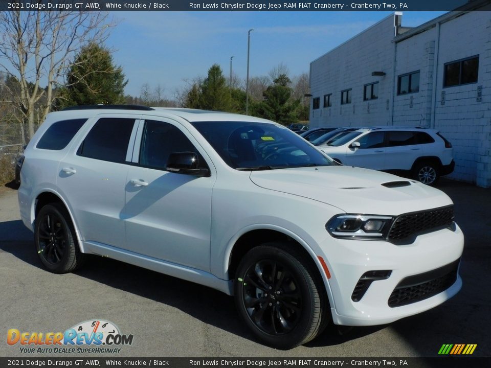 2021 Dodge Durango GT AWD White Knuckle / Black Photo #3