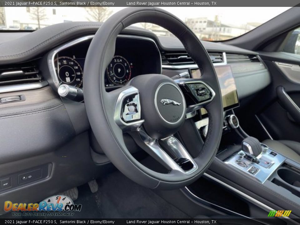 2021 Jaguar F-PACE P250 S Steering Wheel Photo #18