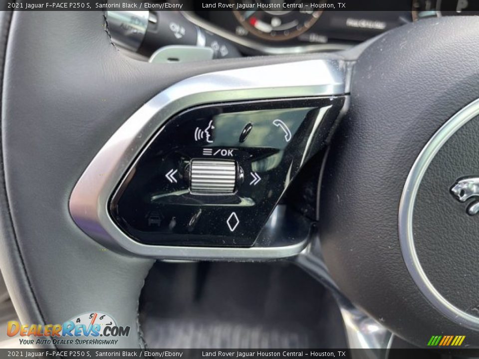 2021 Jaguar F-PACE P250 S Steering Wheel Photo #19