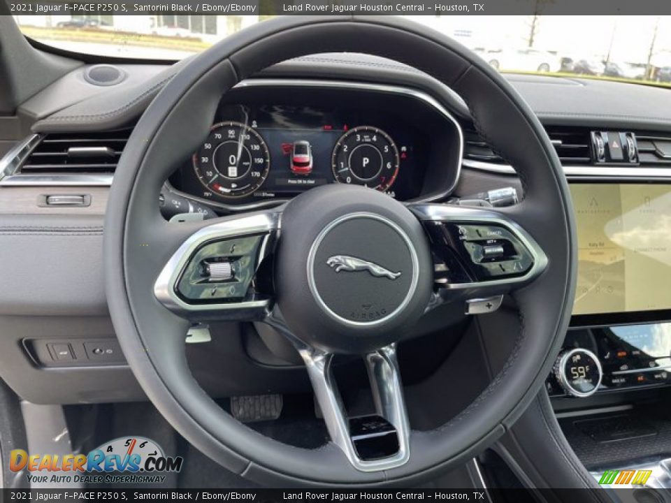 2021 Jaguar F-PACE P250 S Steering Wheel Photo #21