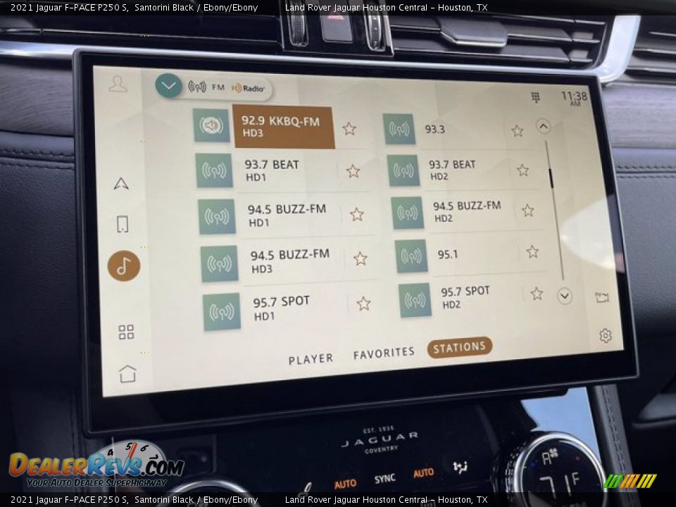 Audio System of 2021 Jaguar F-PACE P250 S Photo #25