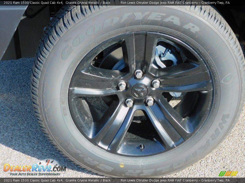 2021 Ram 1500 Classic Quad Cab 4x4 Granite Crystal Metallic / Black Photo #10