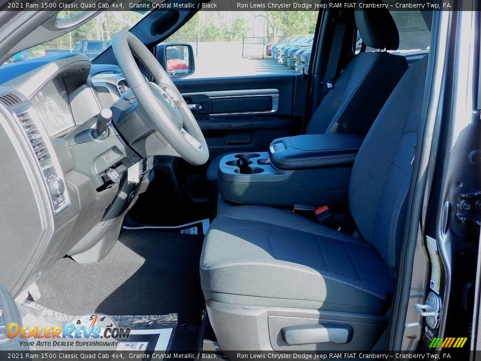 2021 Ram 1500 Classic Quad Cab 4x4 Granite Crystal Metallic / Black Photo #11