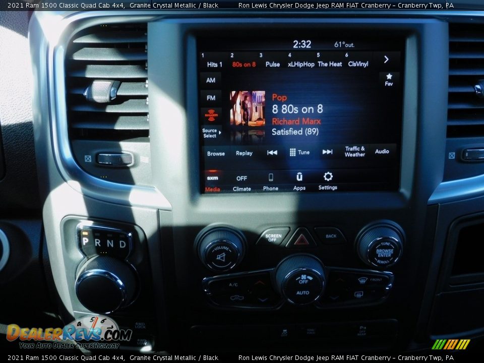2021 Ram 1500 Classic Quad Cab 4x4 Granite Crystal Metallic / Black Photo #15