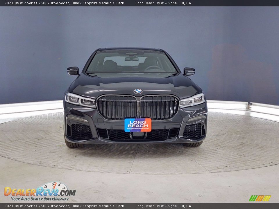 2021 BMW 7 Series 750i xDrive Sedan Black Sapphire Metallic / Black Photo #2