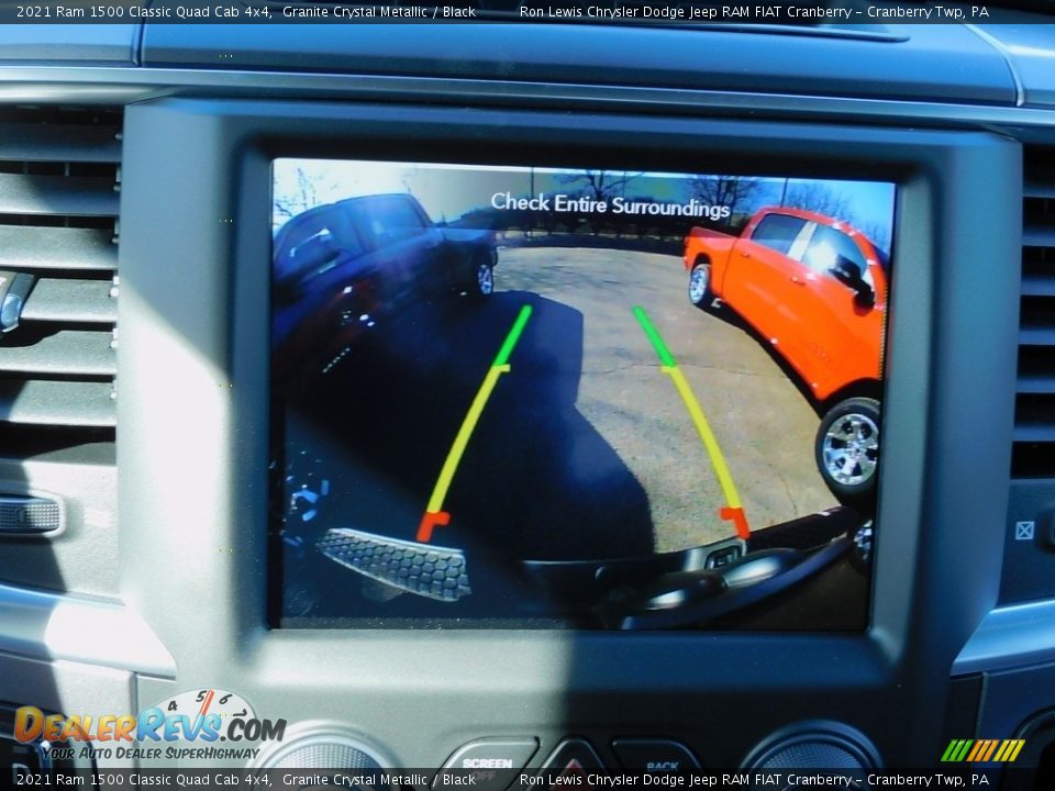2021 Ram 1500 Classic Quad Cab 4x4 Granite Crystal Metallic / Black Photo #17
