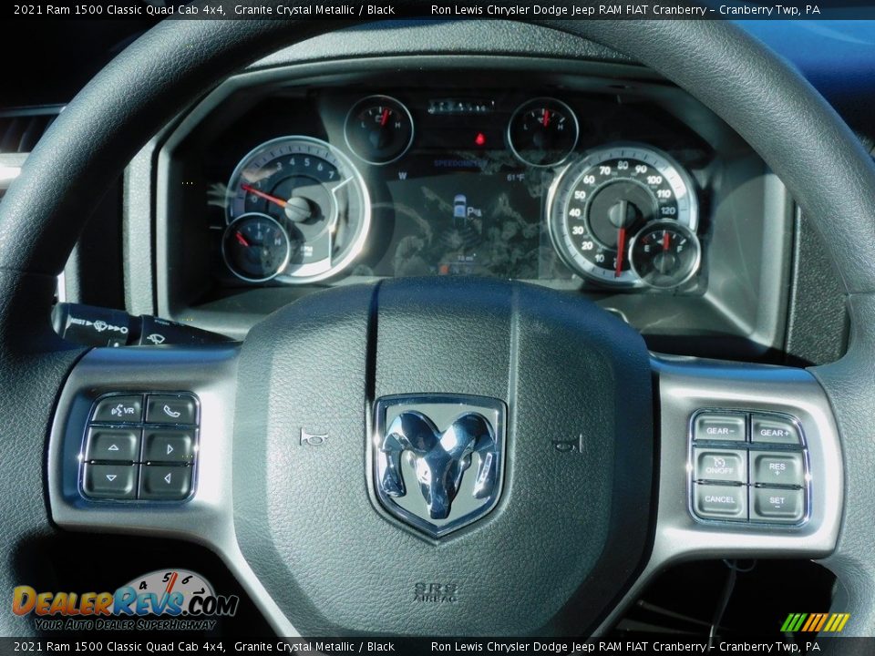 2021 Ram 1500 Classic Quad Cab 4x4 Granite Crystal Metallic / Black Photo #19