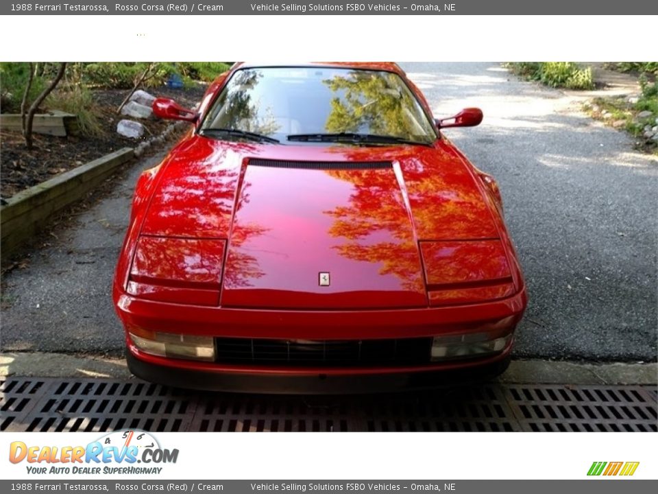 1988 Ferrari Testarossa Rosso Corsa (Red) / Cream Photo #13
