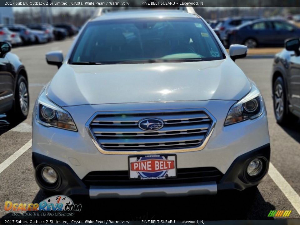 2017 Subaru Outback 2.5i Limited Crystal White Pearl / Warm Ivory Photo #5