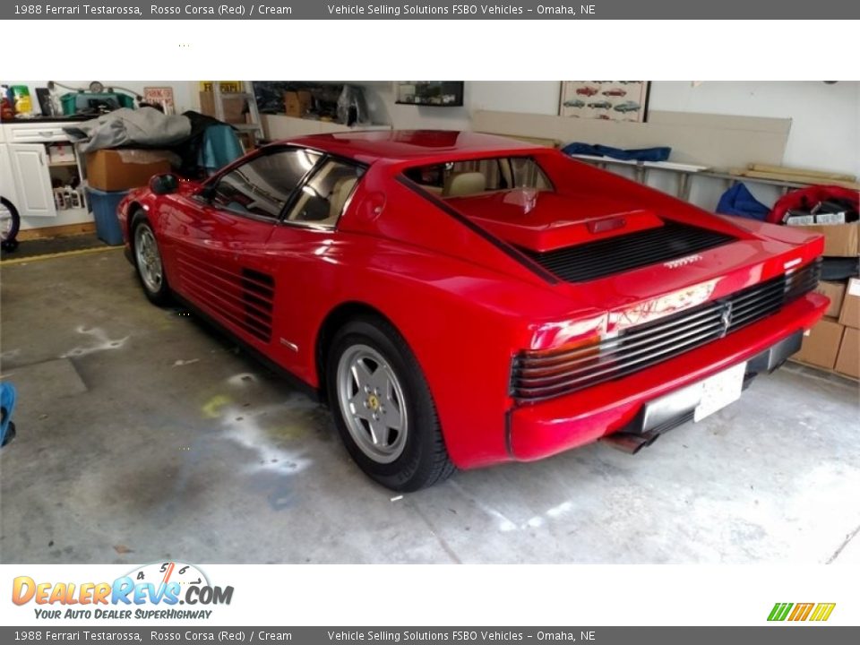 1988 Ferrari Testarossa Rosso Corsa (Red) / Cream Photo #18