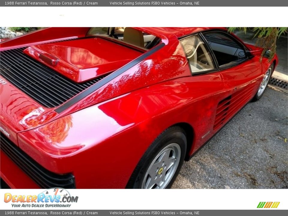 1988 Ferrari Testarossa Rosso Corsa (Red) / Cream Photo #24