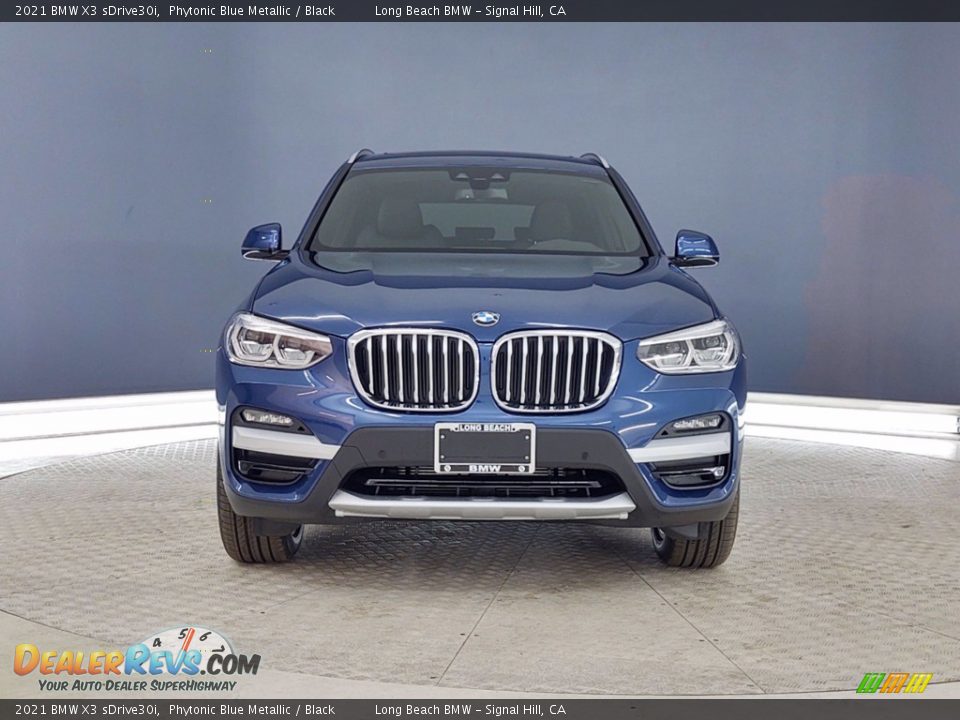 2021 BMW X3 sDrive30i Phytonic Blue Metallic / Black Photo #2