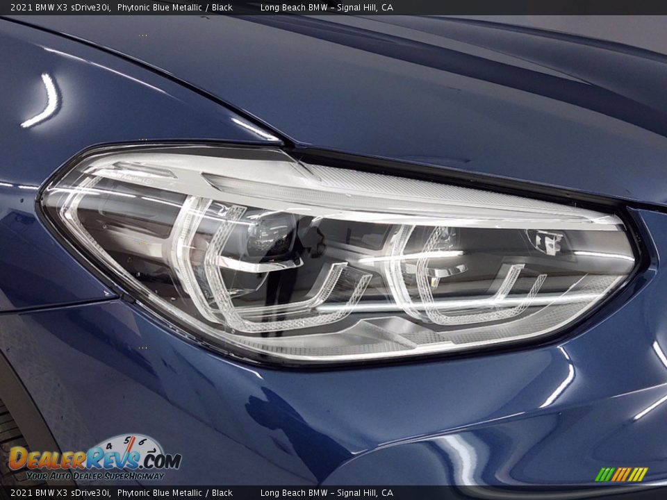 2021 BMW X3 sDrive30i Phytonic Blue Metallic / Black Photo #4