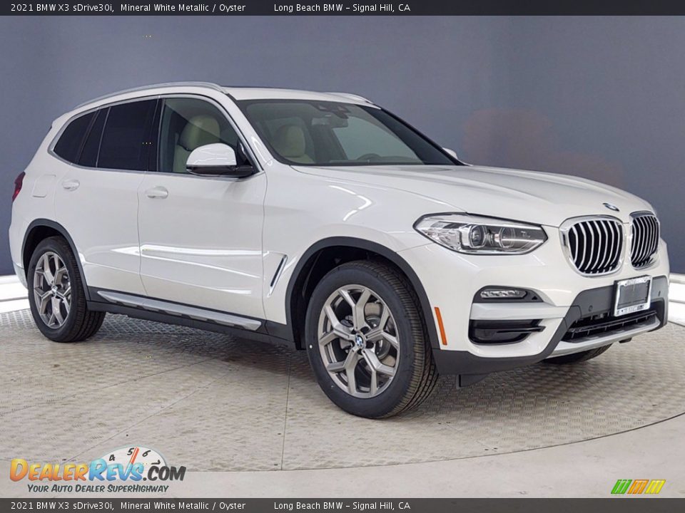 2021 BMW X3 sDrive30i Mineral White Metallic / Oyster Photo #1