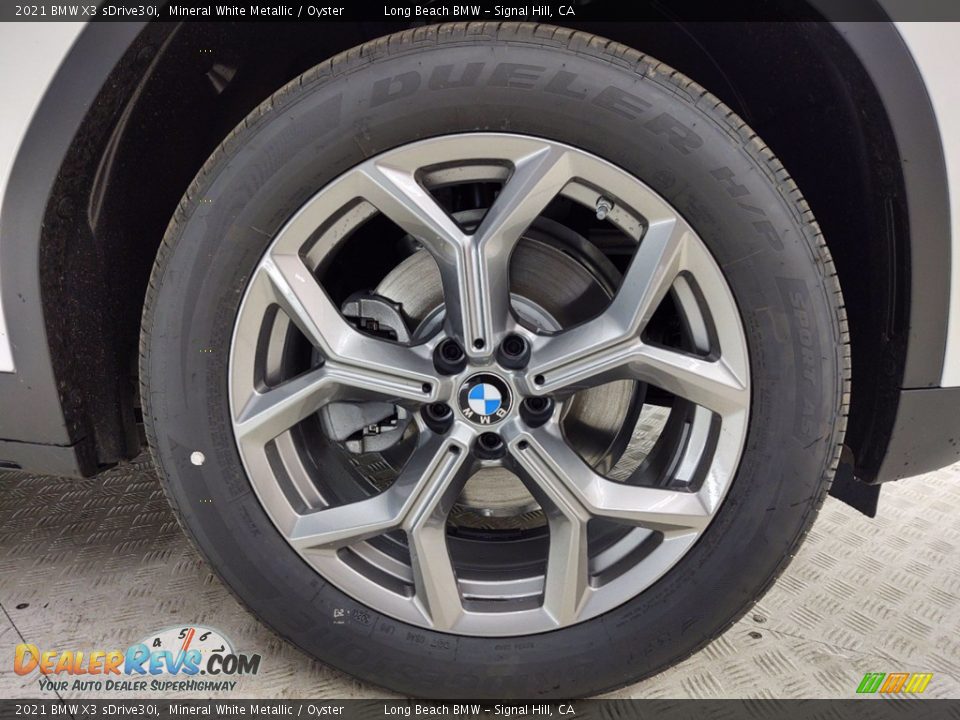 2021 BMW X3 sDrive30i Mineral White Metallic / Oyster Photo #3