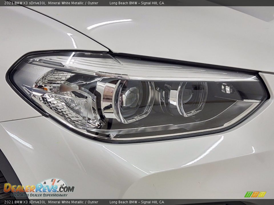 2021 BMW X3 sDrive30i Mineral White Metallic / Oyster Photo #4