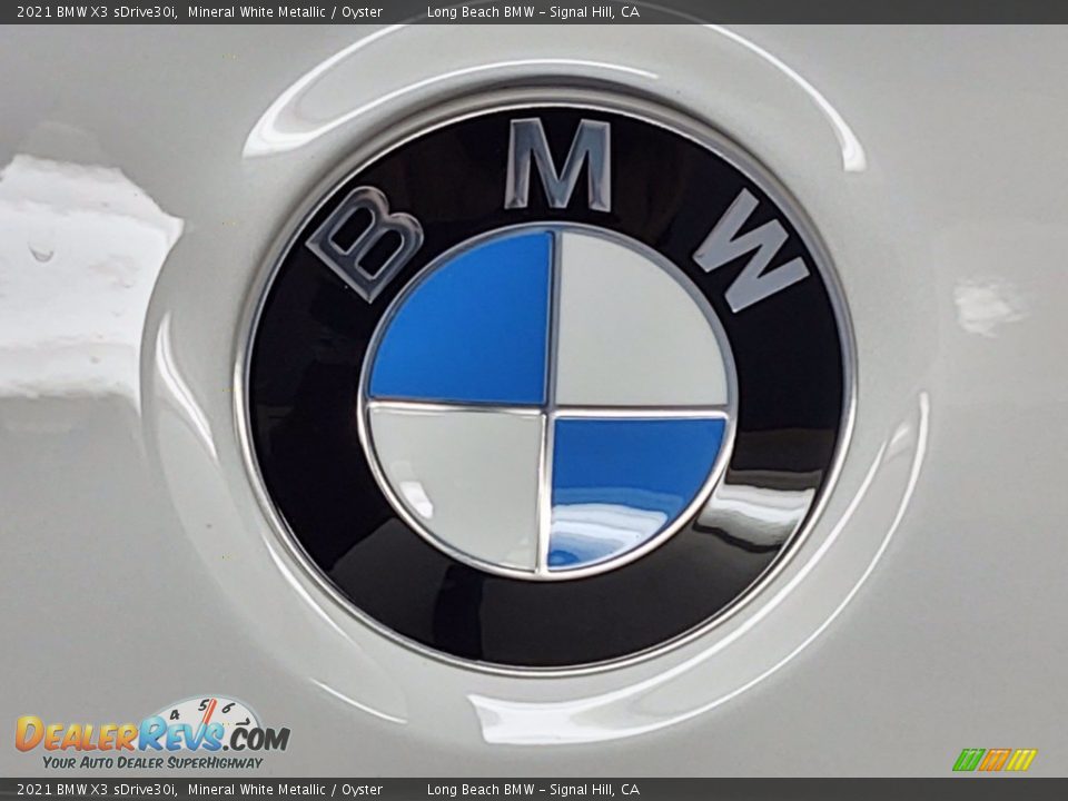 2021 BMW X3 sDrive30i Mineral White Metallic / Oyster Photo #7