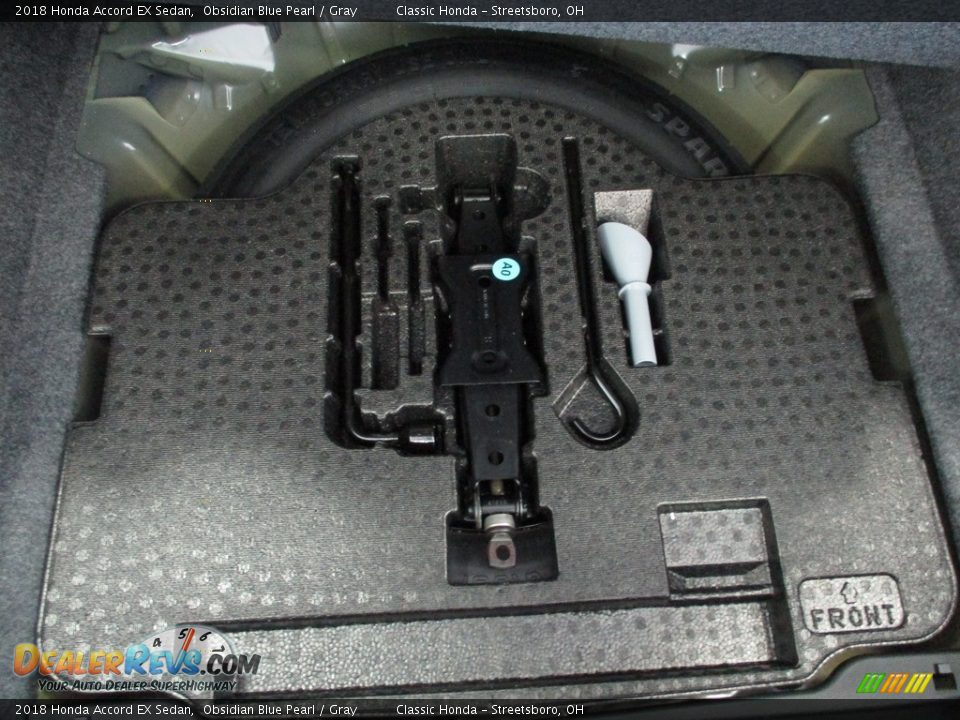 2018 Honda Accord EX Sedan Obsidian Blue Pearl / Gray Photo #15