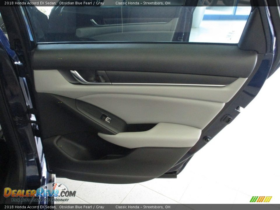 2018 Honda Accord EX Sedan Obsidian Blue Pearl / Gray Photo #20