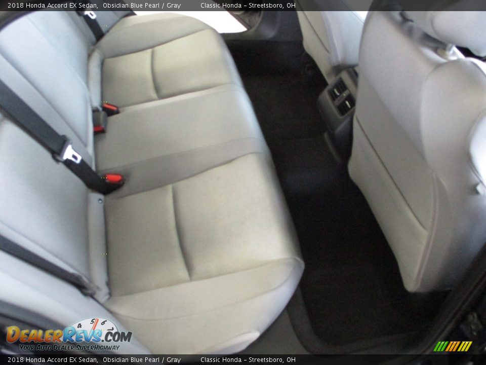 2018 Honda Accord EX Sedan Obsidian Blue Pearl / Gray Photo #21