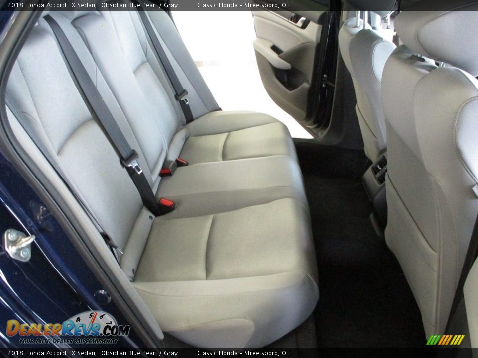 2018 Honda Accord EX Sedan Obsidian Blue Pearl / Gray Photo #22
