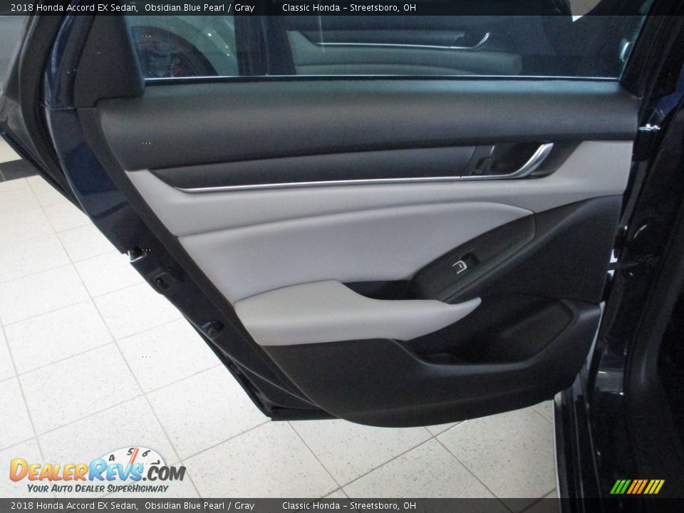 2018 Honda Accord EX Sedan Obsidian Blue Pearl / Gray Photo #23