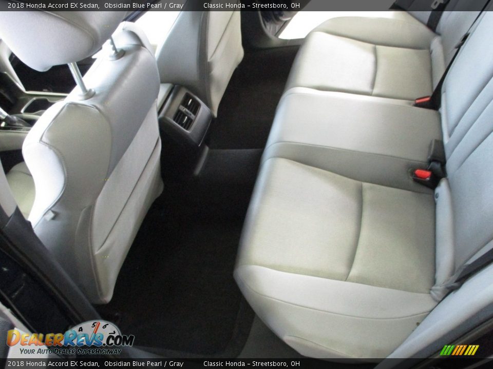 2018 Honda Accord EX Sedan Obsidian Blue Pearl / Gray Photo #24