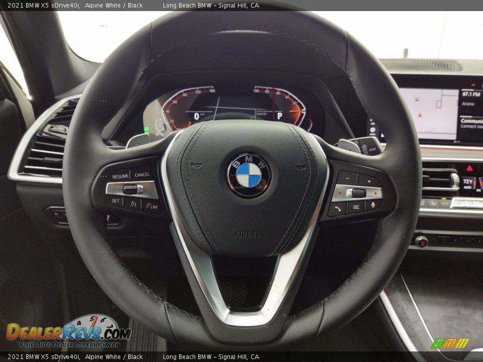 2021 BMW X5 sDrive40i Alpine White / Black Photo #14