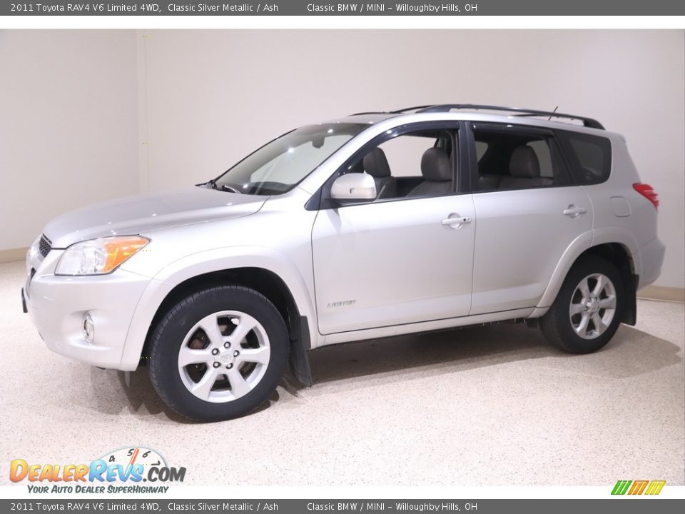 2011 Toyota RAV4 V6 Limited 4WD Classic Silver Metallic / Ash Photo #3