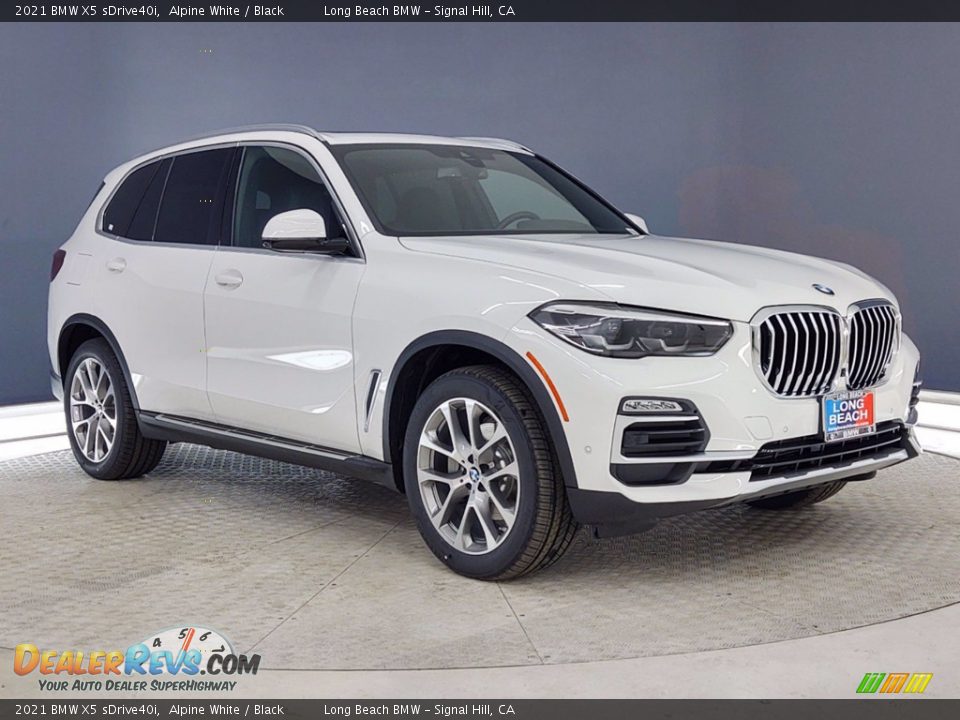 2021 BMW X5 sDrive40i Alpine White / Black Photo #27