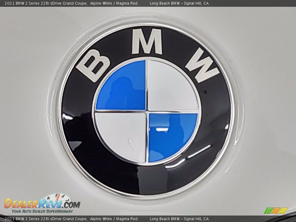2021 BMW 2 Series 228i sDrive Grand Coupe Alpine White / Magma Red Photo #5