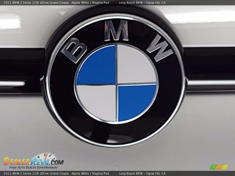2021 BMW 2 Series 228i sDrive Grand Coupe Alpine White / Magma Red Photo #7