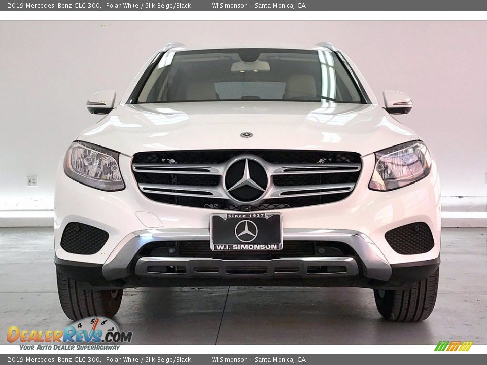 2019 Mercedes-Benz GLC 300 Polar White / Silk Beige/Black Photo #2