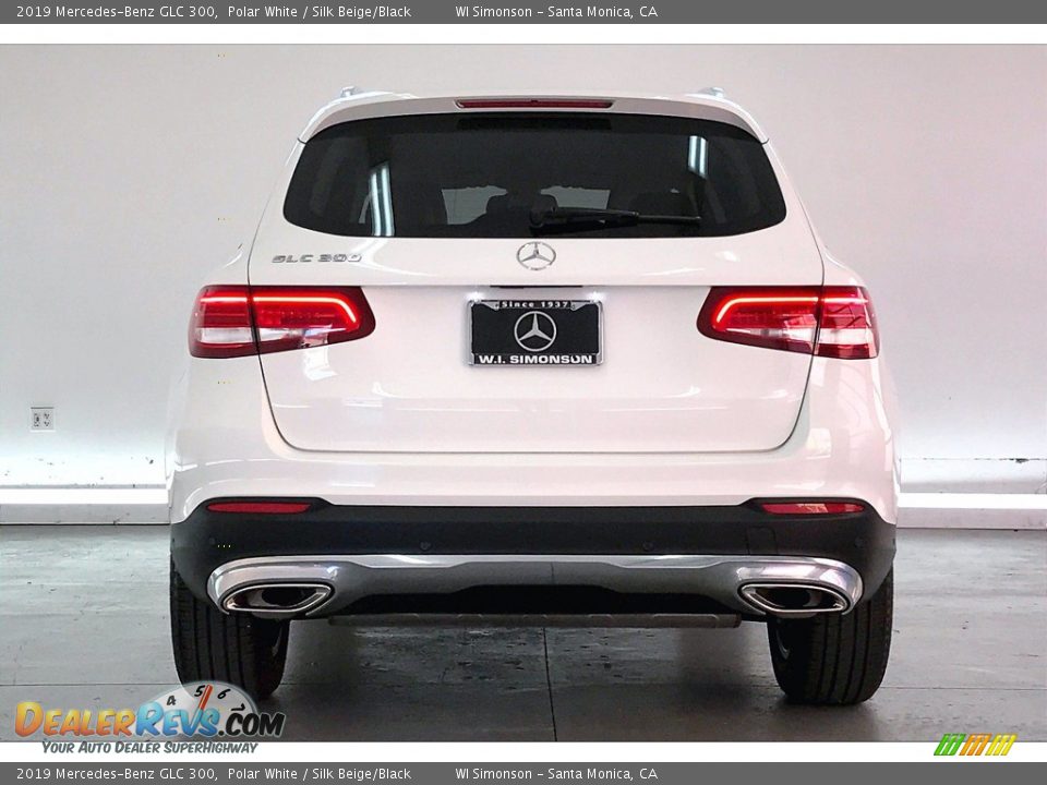 2019 Mercedes-Benz GLC 300 Polar White / Silk Beige/Black Photo #3