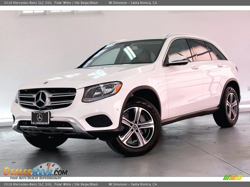 2019 Mercedes-Benz GLC 300 Polar White / Silk Beige/Black Photo #12