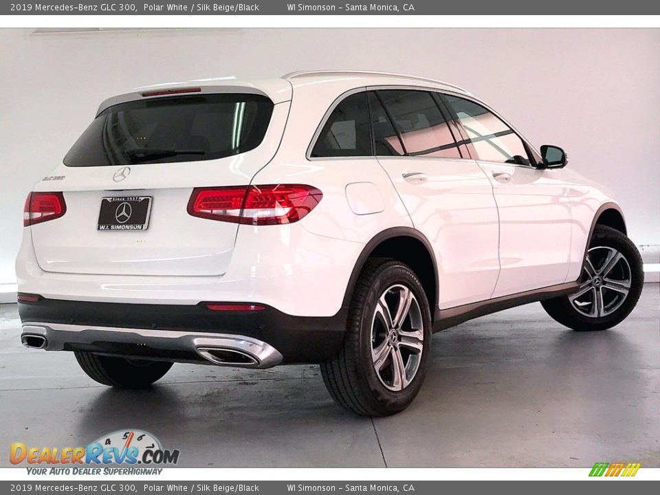 2019 Mercedes-Benz GLC 300 Polar White / Silk Beige/Black Photo #13