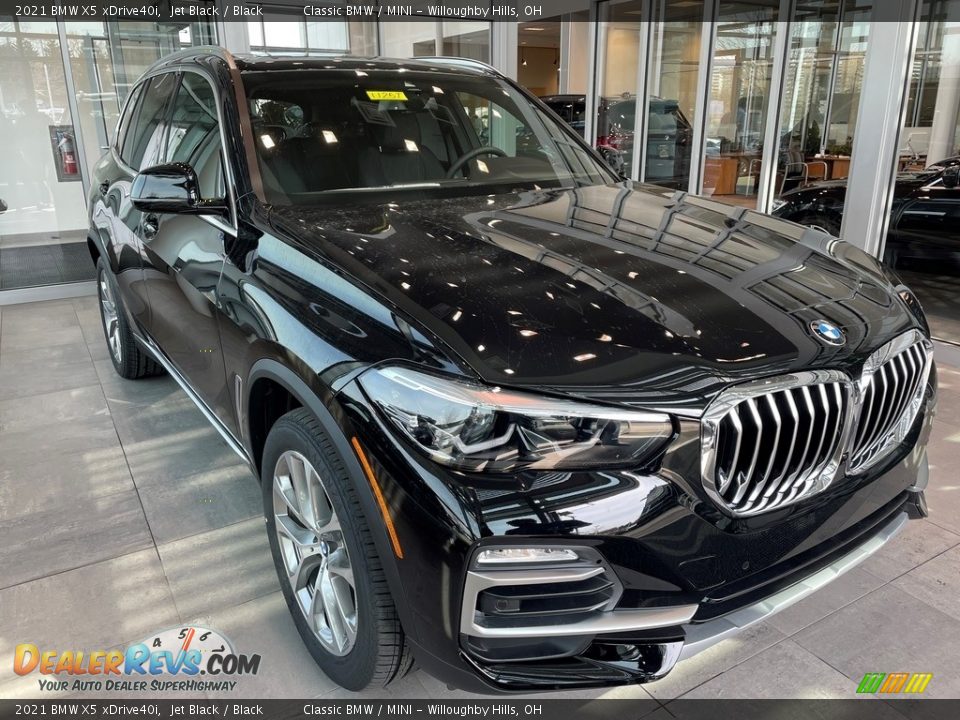 2021 BMW X5 xDrive40i Jet Black / Black Photo #1