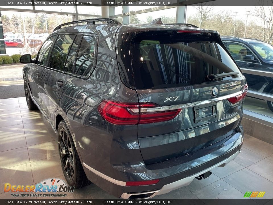 2021 BMW X7 xDrive40i Arctic Gray Metallic / Black Photo #2