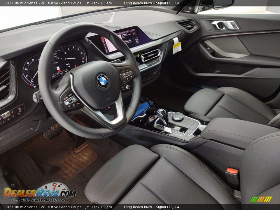 2021 BMW 2 Series 228i sDrive Grand Coupe Jet Black / Black Photo #12