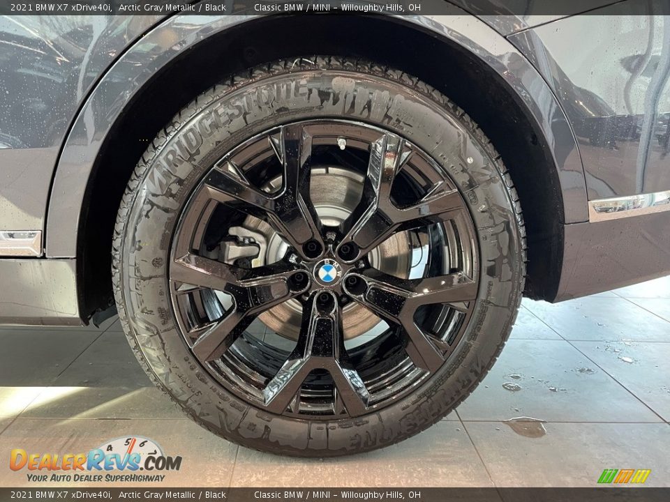 2021 BMW X7 xDrive40i Arctic Gray Metallic / Black Photo #6