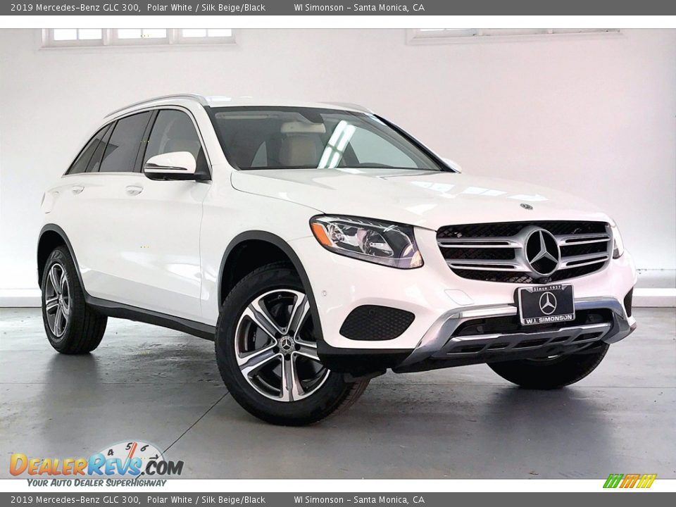 2019 Mercedes-Benz GLC 300 Polar White / Silk Beige/Black Photo #34