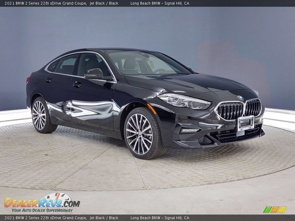 2021 BMW 2 Series 228i sDrive Grand Coupe Jet Black / Black Photo #27