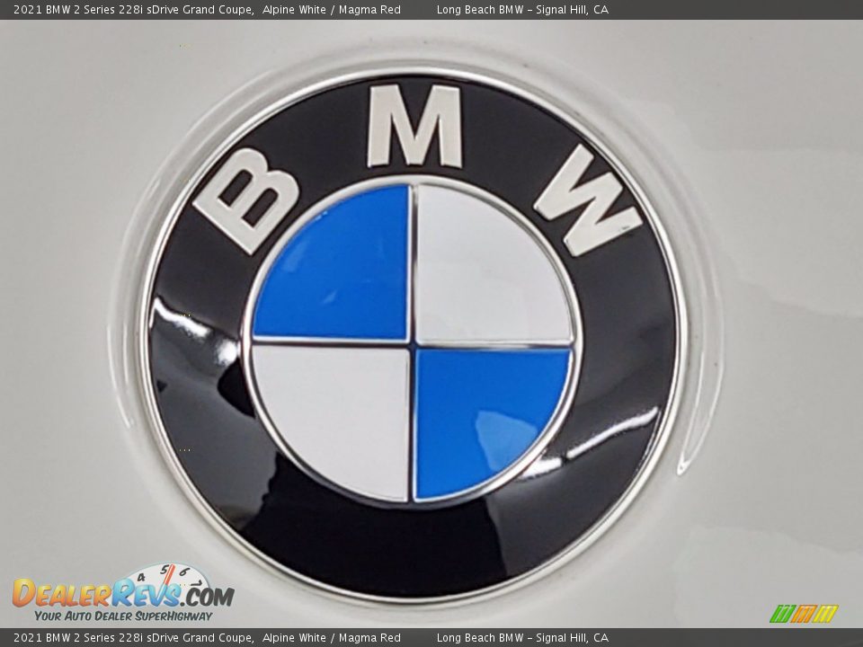 2021 BMW 2 Series 228i sDrive Grand Coupe Alpine White / Magma Red Photo #5