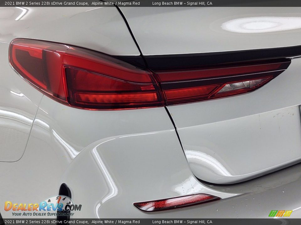 2021 BMW 2 Series 228i sDrive Grand Coupe Alpine White / Magma Red Photo #6