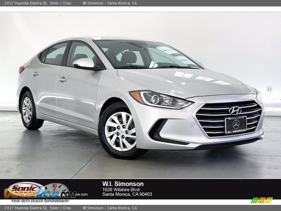 2017 Hyundai Elantra SE Silver / Gray Photo #1