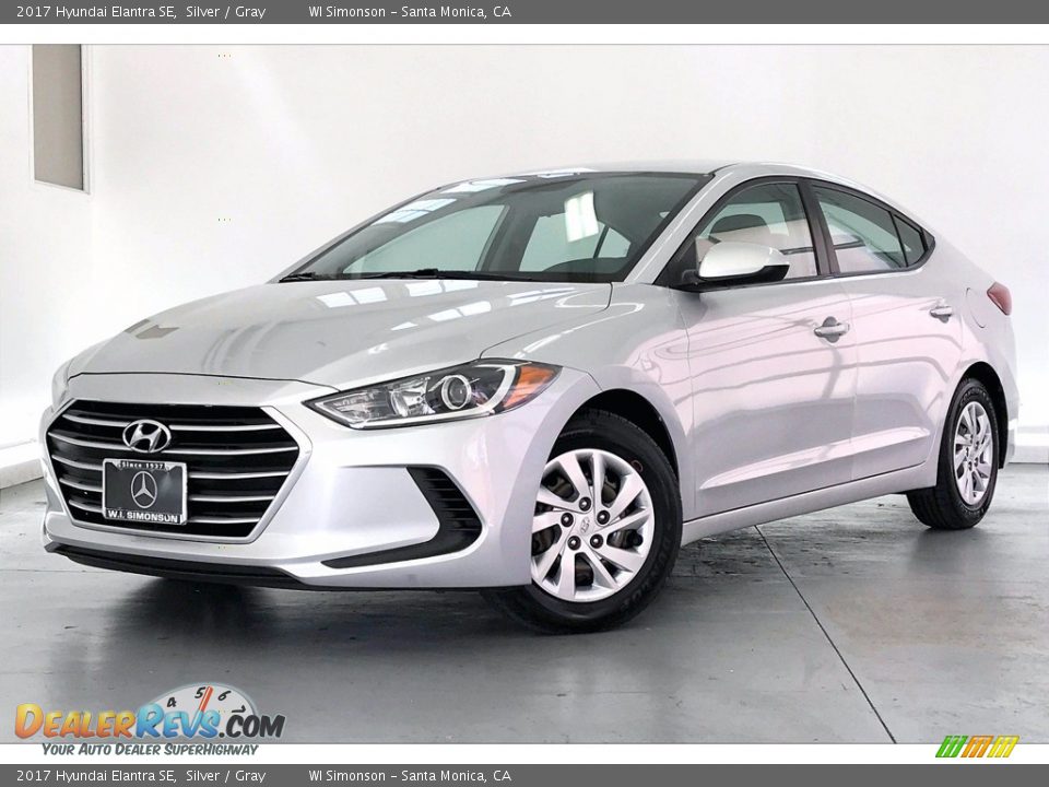 2017 Hyundai Elantra SE Silver / Gray Photo #12