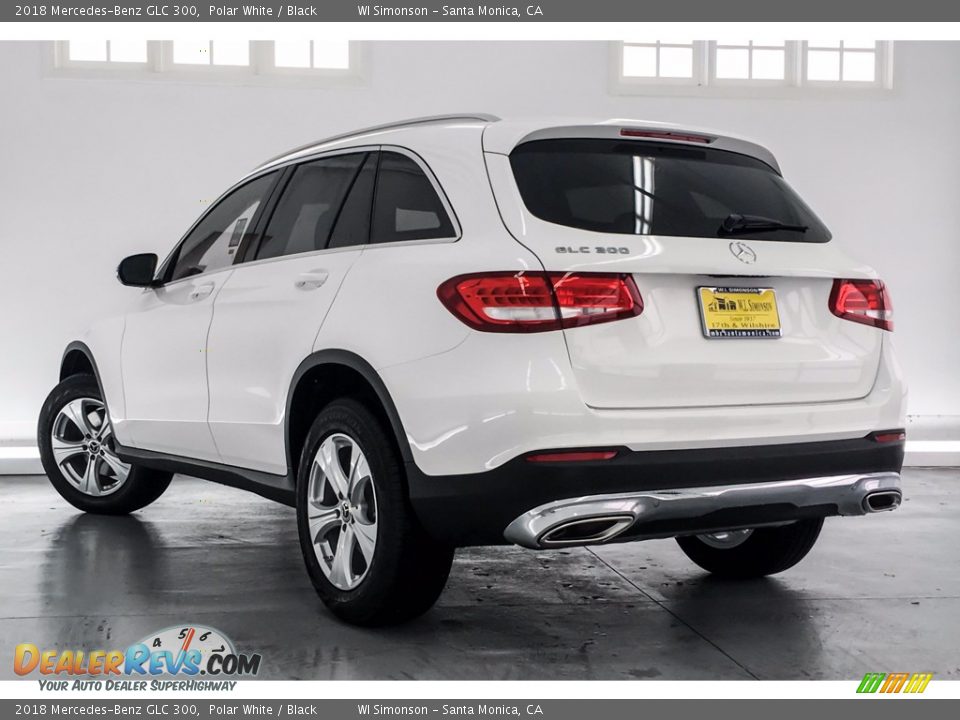 2018 Mercedes-Benz GLC 300 Polar White / Black Photo #3