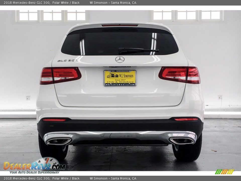 2018 Mercedes-Benz GLC 300 Polar White / Black Photo #4