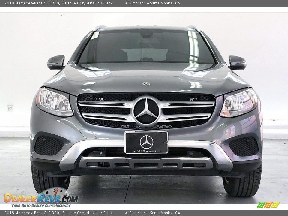 2018 Mercedes-Benz GLC 300 Selenite Grey Metallic / Black Photo #2