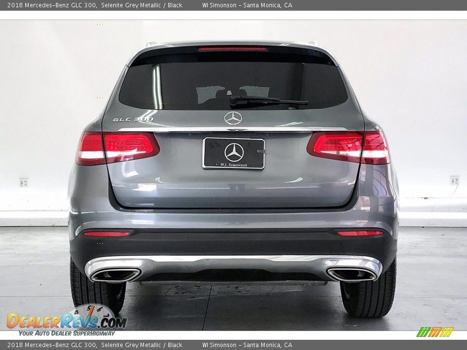 2018 Mercedes-Benz GLC 300 Selenite Grey Metallic / Black Photo #3